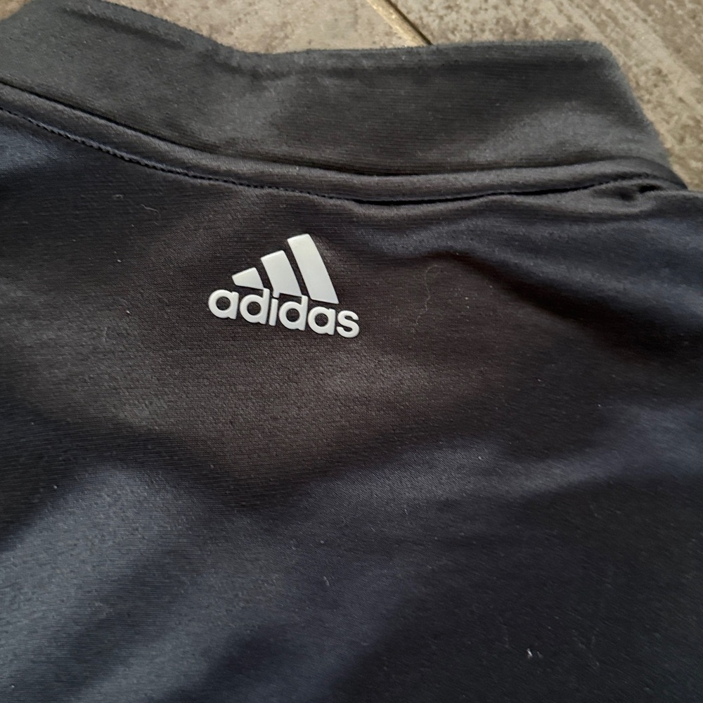Adidas Golf Black 3/4 Quarter Zip Pullover Mens XL - Picture 4 of 4
